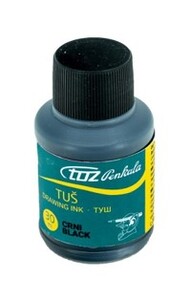 Tuš za pisanje i crtanje Leonhardi, TOZ, 30 ml, crni