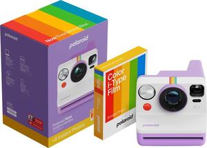 POLAROID Instant fotoaparat Now Gen 3 Purple + Color Film Bundle (8 slika)