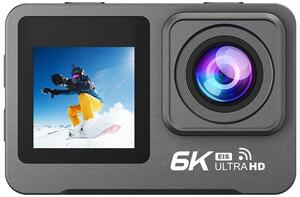 MOYE Akcijska Kamera Venture 6K Duo – 6K@30fps, 50MP, Dual Screen, EIS, WiFi, Mikrofon podrška