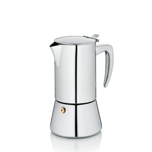 Kela kafetijera LATINA, 200ml nehrđajući čelik 18/10 srebrna
