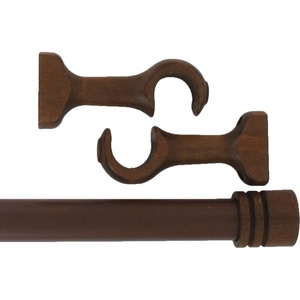 LUANCE set karniša, drveni, promjer 28 mm, 180 cm, hrast