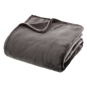 ATMOSPHERA deka flanel 180x130 cm, siva
