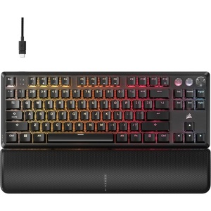 Corsair K70 Pro, mehanička tipkovnica, žičana, Corsair MGX V2 switch, TKL, crna, CH-911911G-NA