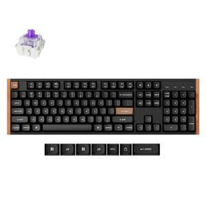 Keychron K10 HE, Nebula Gateron 2.0 magnetic switch, US layout, bežična mehanička tipkovnica, crna, K10H-F1
