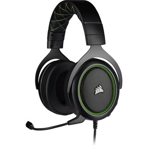 Corsair HS50 PRO Stereo, žičane gaming slušalice, zelene, CA-9011216-EU