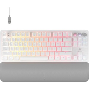 Corsair K70 Pro, mehanička tipkovnica, žičana, Corsair MGX V2 switch, TKL, bijela, CH-911921G-NA