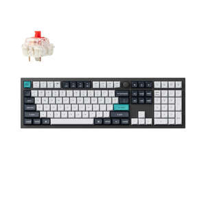 Keychron Q6 Max, Red Gateron Jupiter switch, US layout, bežična mehanička tipkovnica, crna, Q6M-M1