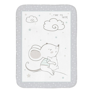 Kikka Boo Deka Soft 110x140 - Joyful Mice, siva