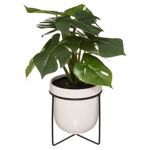 Atmosphera umjetno cvijeće u tegli - monstera, 33 cm, zeleno