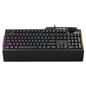ASUS TUF Gaming K1, žična tipkovnica, crna