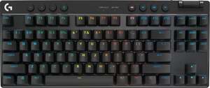 Logitech G PRO X TKL Lightspeed, mehanička tipkovnica, bežična, RGB, Tactile switch, crna (920-012136)