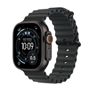 Apple Watch Ultra 3 GPS + Cellular 49mm Black Titanium Case with Black Ocean Band, pametni sat