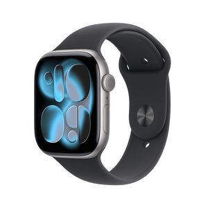 Apple Watch Series 11 GPS 46mm Space Grey Aluminium Case with Black Sport Band S/M, pametni sat