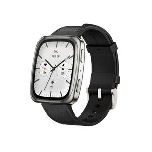 Amazfit Active 2 (Square) NFC , crni kožni remen + crveni silikonski remen, pametni sat