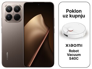 Xiaomi 15T Pro 12GB/512GB Mocha Gold, mobitel + Xiaomi Robot Vacuum S40C