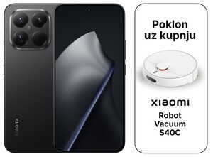 Xiaomi 15T Pro 12GB/512GB Black, mobitel + Xiaomi Robot Vacuum S40C