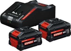 BOSCH Professional set akumulatora i punjača 2x EXBA18V-80 + EXAL18V-160