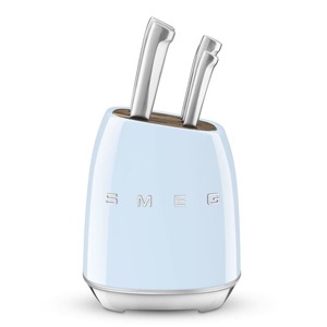 Smeg set noževa u bloku KBSF02PB, pastelno plavi