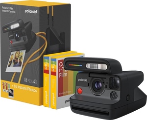 POLAROID Instant fotoaparat Flip Black + Color Film Bundle (8 slika)
