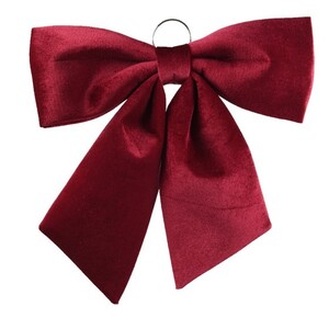 Mašna velvet 57 cm,crvena