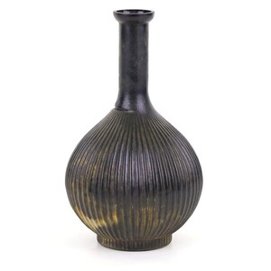 Staklena vaza, 26cm, crna