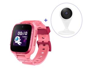 360 Botslab Kids Watch E3 PRO rozi, pametni sat + 360 Smart Camera AC1C Pro