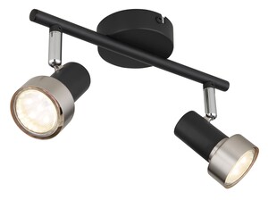 Reflektor MASON, 2x GU10, crni