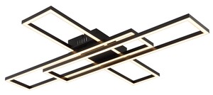 Stropna svjetiljka TATJANA, LED, crna