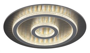 Stropna svjetiljka JAYDEN (Ø45 cm), LED, crna