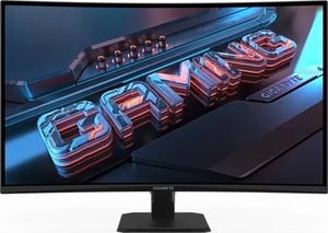 GIGABYTE monitor GS32QCA EU, 31.5" QHD (2560x1440), VA, 180Hz, 1ms, 2x HDMI, DisplayPort, HDR Ready, FreeSync Premium, zakrivljeni