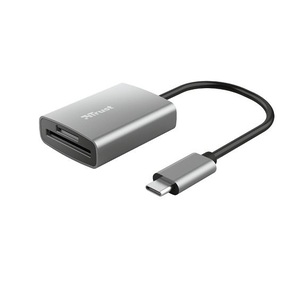 Trust Dalyx čitač SD kartica, USB-C, srebrni
