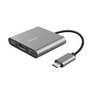 Trust Dalyx USB-C Hub 3u1, USB-C, HDMI, USB-A