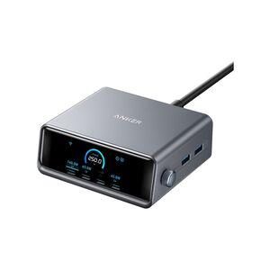 Anker GaN Prime Desk punjač, 250W, 2xUSB-A/4xUSB-C, crni
