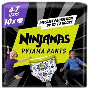 Pampers Ninjamas Pyjama Pants Space pelene, vel. 3 (17-30kg), 10 kom