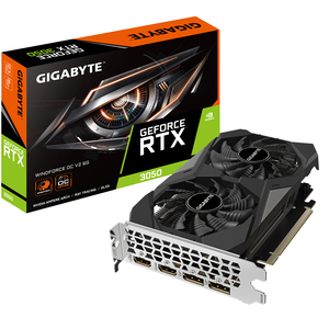 Grafička kartica Gigabyte, WINDFORCE OC V2 nVidia GeForce RTX 3050 6GB GDDR6, PCIe 4.0, 2x DisplayPort, 2x HDMI (GV-N3050WF2OCV2-6GD)