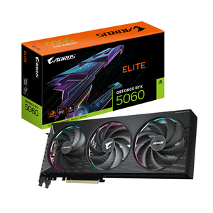 Grafička kartica Gigabyte, AORUS ELITE nVidia GeForce RTX 5060 8GB GDDR7, PCIe 5.0, 3x DisplayPort, 1x HDMI (GV-N5060AORUS E-8GD)