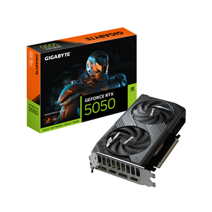 Grafička kartica Gigabyte, WINDFORCE OC nVidia GeForce RTX 5050 8GB GDDR6, PCIe 5.0, 1x DisplayPort, 1x HDMI (GV-N5050WF2OC-8GD)