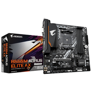 Matična ploča Gigabyte B550M AORUS ELITE AX, AMD B550, AM4, mATX (B550M AORUS ELITE AX)