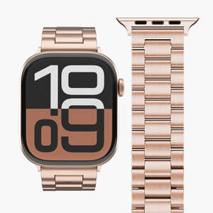 Vonmählen zamjenski remen za Apple Watch 40/41/42 mm, Rose Gold Link Bracelet 2, One Size