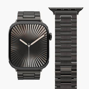 Vonmählen zamjenski remen za Apple Watch 44/45/46/49 mm, Granite Gray Link Bracelet 2, One Size