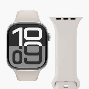 Vonmählen zamjenski remen za Apple Watch 44/45/46/49 mm, Cream Classic Band 2, One Size