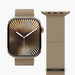 Vonmählen zamjenski remen za Apple Watch 44/45/46/49 mm, Sunset Gold Milanese Loop 2, One Size