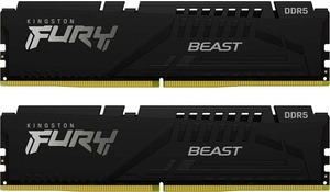 Memorija Kingston 32GB DDR5 5600MHz, (2x16GB), FURY Beast Black (KF556C36BBEK2-32)