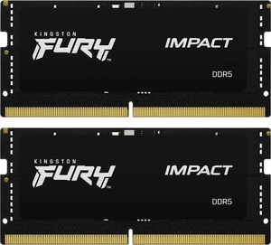 Memorija Kingston 32GB DDR5 6000MHz, (2x16GB), SO-DIMM FURY Impact XMP (KF560S38IBK2-32)