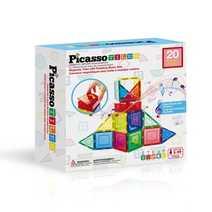 Picasso Tiles set sa zvukovima, set za igru, 20 kom