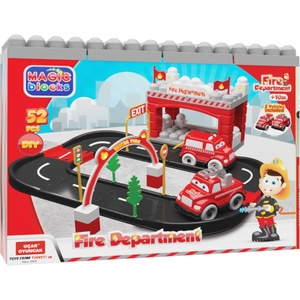 Ucar Kocke Magic - Set Vatrogasna Stanica 52 Kom, 128cm