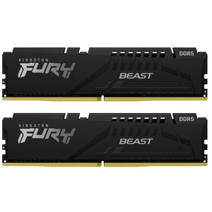 Memorija Kingston 64GB (2x32) DDR5 6400MHz, FURY Beast EXPO, DIMM (KF564C32BBEK2-64)