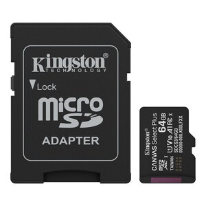 Memorijska kartica Kingston Canvas Select Plus microSD 64GB + adapter (SDCS3/64GB)