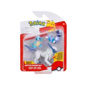 Pokemon Battle figure, 3 kom - Squirtle, Skorupi, Absol