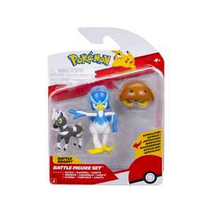 Pokemon Battle figure, 3 kom - Blitzle, Kabuto, Quaxwell